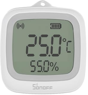 SONOFF SNZB-02WD IP65 Zigbee LCD Smart Temperature Humidity Sensor, Waterproof for Greenhouse/Bathroom, App Monitoring with Charts, Flexible Installation