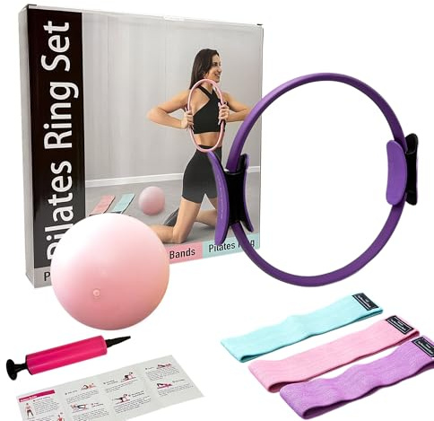 GymYard Pilates Ring Set(Purple)