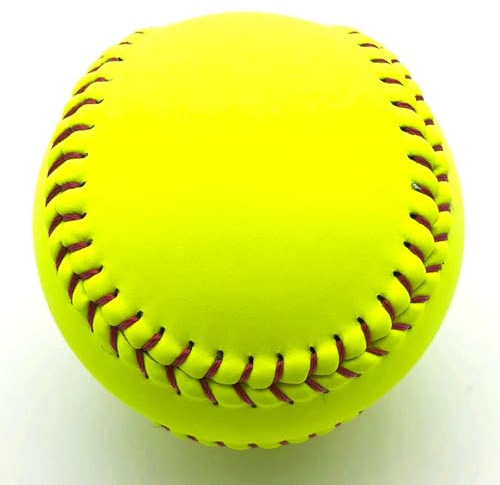 FUBESK 12-Inch Sports Practice Softball Official Size Weight Unmarked Training Ball Baseball Softball New