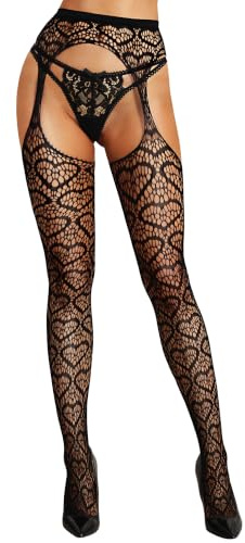 RSLOVE Bas porte-jarretelles sexy pour femme