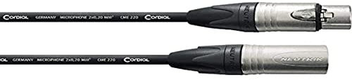 CORDIAL CABLES Câble micro XLR 5 m blanc CÂBLES MICROPHONE Peak Symétrique