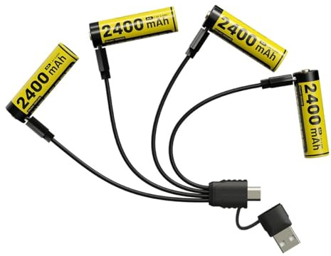 Nitecore MT22C - Linterna multitarea (1000 lúmenes, LED CREE XP-L HD V6, incluye 2 pilas Eco-Sensa CR123A)