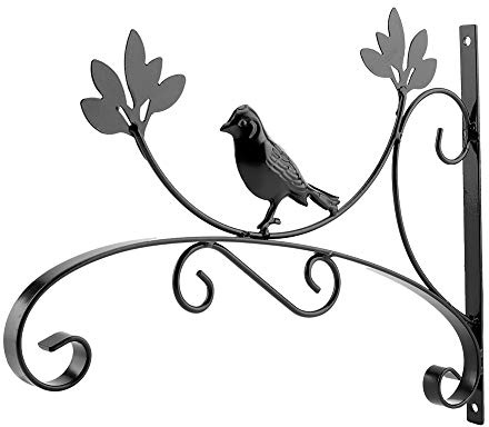 Atyhao Soporte para Colgar en la Pared de Hierro, Colgador para Plantas, Gancho para macetas para decoración del jardín del hogar, Accesorios para contenedores de Plantas