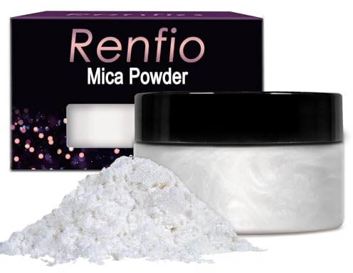 Renfio Mica Powder Pigment 3.5 Oz (100g) Natural Fine Powdered Pigments