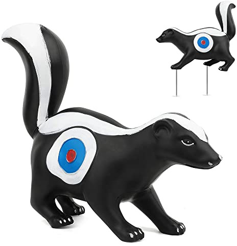 SHARROW Archery Targets 3D Skunk Animal Shooter PU Foam Fast Self-healing Arrow Target for Youth Adult Hunting Training Practice