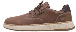 Skechers Garlan Pryor - Tenis para Hombre, Marrón sintético, 44 EU