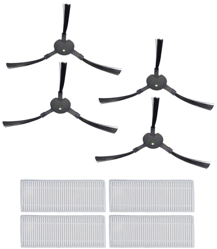 Jeffergarden Set di Ricambio per Spazzatrice, Filtro a Spazzola Laterale Set di Accessori di Ricambio per Spazzatrice Ecologica Parti di Aspirapolvere per Filtro Pulitore per M210 M210S M213