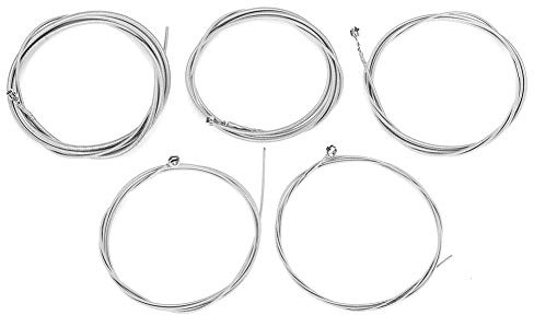 Bassträngar, 1 mm 1,4 mm 2 mm 2,5 mm 3 mm gauge 5-strängade elektriska bassträngar Nickels Stållegering för utökad hållbarhet
