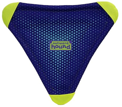 Outward Hound FlyFetch Flyer Dog Toy, Lightweight, Floats in Water, All Breeds, 10 x 11.2
