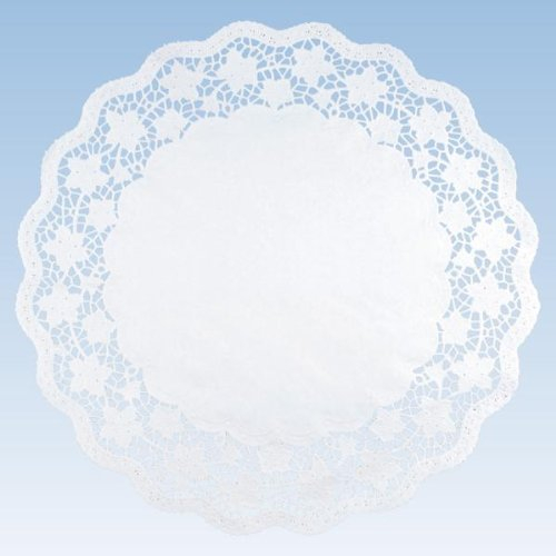 Tortenspitzen - Ø 36 cm, 6 Stück, weiß