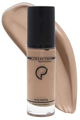 Collection Professional Long Lasting Foundation Fondotinta liquido coprente, Tenuta e confort per tutto il giorno, Anti lucidità, Senza Effetto Maschera (06 Ambre)