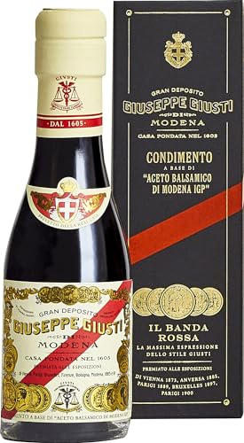 Giusti - Condimento a base di Aceto Balsamico di Modena IGP - 100ml - 5 Medaglie d'oro champagnottina