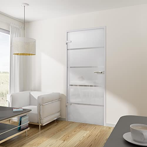 inova Glas-Drehtür Komplettset 834x1972x8mm mit Beschlag 05 DIN links rechts Glastür