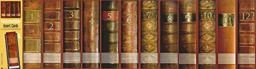 12 Einsteckschilder Ordnerrücken Lexikon Bücher 1-12 Einsteck Ordner Deko IC01 02 03