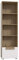 FORTE Arkina Regal mit 1 Tür, Holzwerkstoff, Artisan Eiche + Weiß, 55,4 x 197 x 41,3 cm