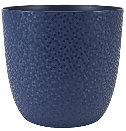 EDA - Cache-Pot Opale Ø 22 cm - Bleu Profond