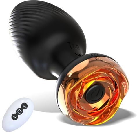 Plug Anal Vibradores Vibradorador Hombre Juguetes Sexuales, Juguetes Eróticos para Pareja, Vibradores Sexuales Consoladores.. para Mujer Vibrador 10 Modos Vibrador Mando Distancia Plug Anales Vibrador