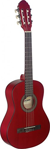 Stagg C410 1/2 Größe Name Klassische Gitarre – Schwarz 1/2 rot