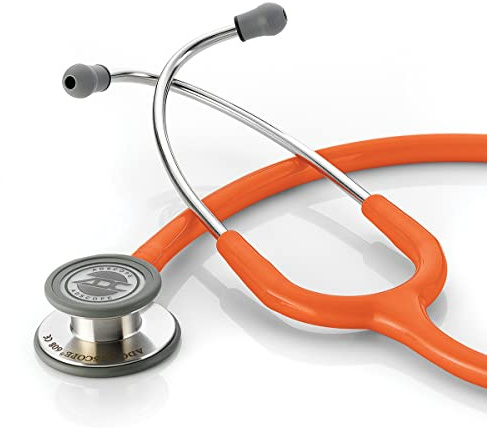 ADC Adscope 608 - Convertible Clinician Stethoscope - Orange