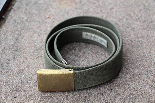 2 x Original Bundeswehr Stoffgürtel Oliv 3cm breit in Oliv (100)