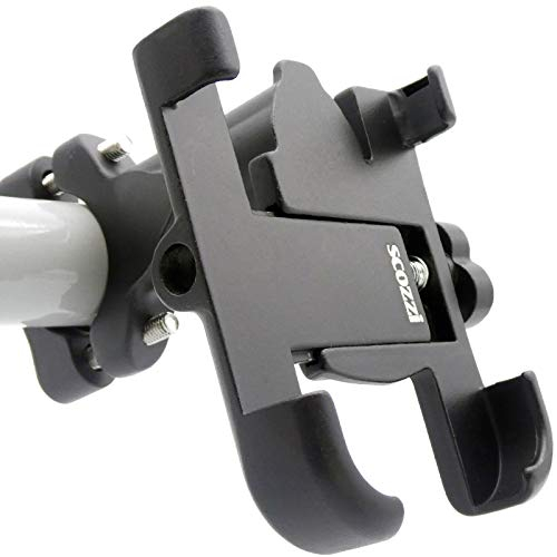 scozzi Handyhalterung Fahrrad Motorrad Quad Alu Metall Handy Halterung Halter Universal z.B. kompatibel mit Samsung S24 S23 S22 S21 A55 A54 für iPhone 15 14 13 12 11 XR FE Plus Ultra Mini Lite Pro