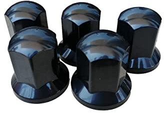 20pcs 32mm copridado ruota tappi lunghi plastica nero misura camion rimorchio autobus camion veicolo auto LKW