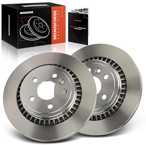 Frankberg 2x Bremsscheiben Hinterachse Links Rechts Kompatibel mit XC60 156 2.0L 2.4L 2.5L 3.0L 3.2L 2008-2017 Bremsscheibensatz XC60 156 2.0L-3.2L 2008-2017 Replace# 31277357