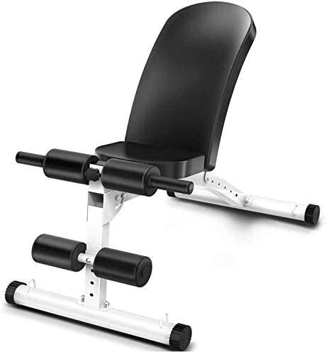 JKJZSALJ Banco De Pesas Banco De Pesas Ajustable 90° Plano,Plegable Sentarse Plegable Compacto Y Fácil De Transportar No Necesita Ensamblaje,Entrenamiento Abdominal