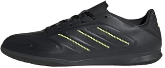 adidas Unisex COPA Pure III Club Indoor Football Boots, core Black/DGH solid Grey/Lucid Lemon, 44 2/3 EU