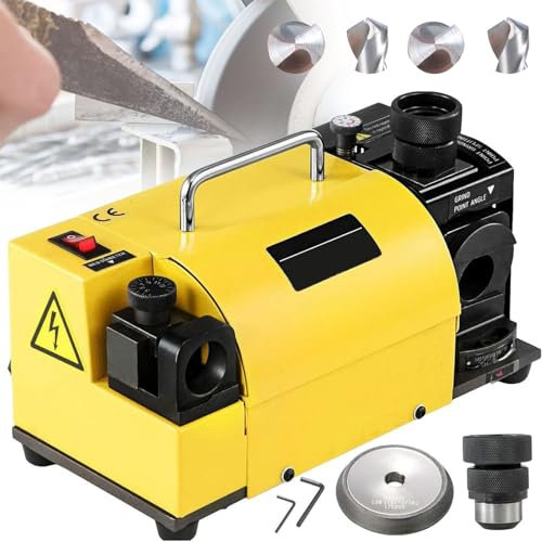 Borrslipmaskin, borrslipmaskin med 95°-135° justerbar vinkel, 3-13 mm elektrisk multitask-slipmaskin med 11 spännhylsor, CBN & SDC-hjul 20G