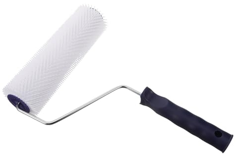 IWOWHERO Bubble Remove Spiked Defoaming Roller Brush Epoxy Floor Paint Construction Tool