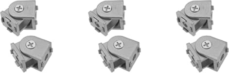 Uikdjgu 6 Pcs Aluminum Alloy Pivot Joint for Aluminum Extrusion Profile 2020 Series Flexible Pivot Joint 2020 Aluminum Profile