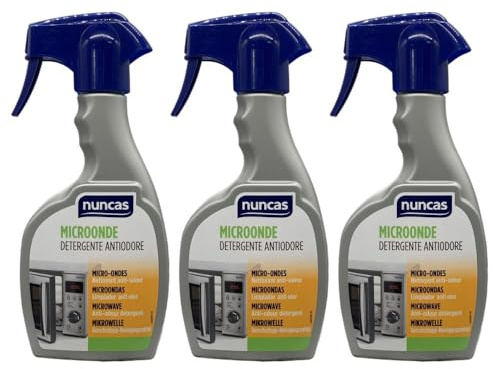 Detergente Antiodore per Microonde, Specifico per Pulire, Igienizzare e Deodorare in Pochi Minuti il Forno, 300ml (3 Unità)