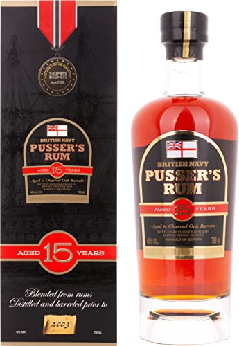 Pusser's Rum British Navy 15 year old-700 ml