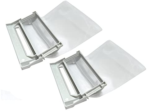 eRicambi, Filtro Filacci Retina Lanugine Compatibile per Lavatrice Asciugatrice LG, Kit 2 pezzi, Sacca Dimensione 102x60(mm) per Modelli 3921FZ3147Q 5231FA2239K