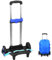 QWORK® Rucksack Trolley, 6 Räder Trolley für Schultaschen, Klappbarer Trolley, Aluminiumlegierung Trolley für Rucksack