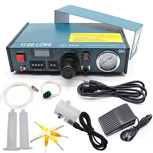 Solder Paste Auto Glue Dispenser Dropper Liquid Dispenser Controller Professional Precise Klestoffspender,Automatic Lotpasten Automatic Zeitfunktion