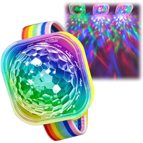 Disco Ball Light,Disco Ball Wristband,Dis/co Wristband Led Stage Lig/ht Watch,Disc/o B/All Light Led Ligh/t with Sound Activated,Twinkling Le/d Dis/co Lights,Portable Di/SCO Lig/ht Bracelet Home Car