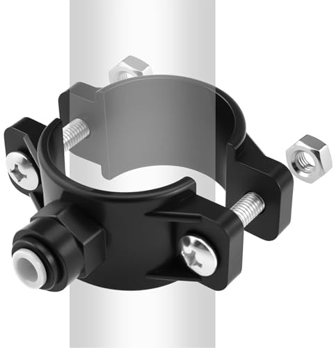 DALQUIS 1 Pack 3/8 Quick Connect Drain Saddle Valve