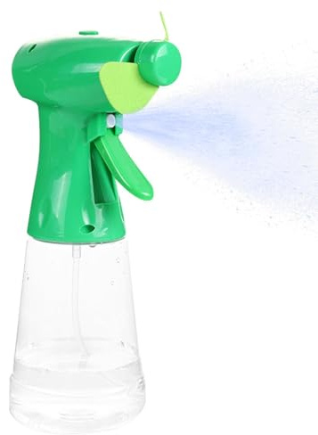 Generico Ventola Spray Palmare, Ventilatore Nebulizzatore Portatile, Dispositivo Di Raffreddamento Alimentato A Batteria Per Vacanze, Barbecue, Spiaggia, Campeggio, Escursioni, Uso Interno