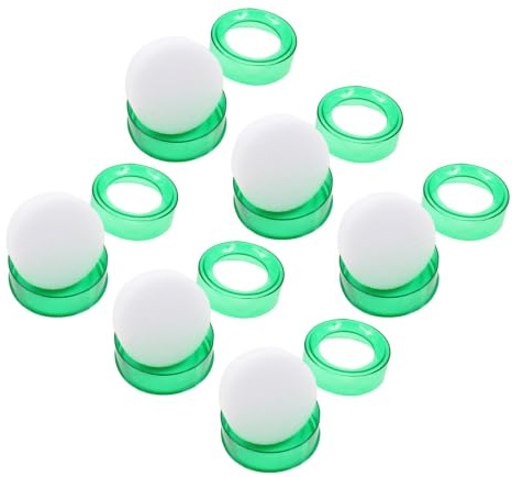 OATIPHO 6 Pezzi Spugna Bagnata per Contare i Soldi in Plastica e Spugna, Umidificatore per Dita Facile da Pulire e Protegge le Dita, per Ufficio e Conteggio Banconote