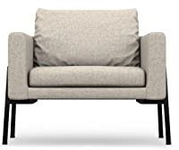 COMFORTLY Ersatzbezug für Sessel, handgefertigt, kompatibel mit Koarp-Liegestuhl, nur Bezüge (Kaschmirmischungen, Beige)