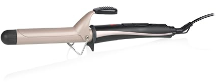 Tristar Fer à Boucler – Revêtement Céramique – jusqu'à 180 °C en 60 sec – Cordon d'Alimentation Rotatif à 360° – ⌀ 2,5 cm – HD-2421