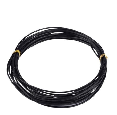 Fil De Fer Pour Bonsaï Fil d'entraînement for bonsaï en aluminium anodisé (noir), 5 m au Total, 5 tailles (1,0 mm, 1,5 mm, 2,0 mm, 2,5 mm, 3 mm) for les formes de plantes Fil De Ligature Bonsai(2.5mm)