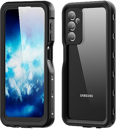 MP+ A25 Case for Samsung Galaxy A25 5G Waterproof Case, 360 Full Body Protective Shockproof Case, Built-in Screen Protector Camera Lens Protector Clear Cover