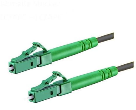 CONBIC® LC/APC-LC/APC, Simplex, Singlemode, 9/125um, OS2, schwarz, Ø 4.0mm, Industrial/Grade Gepanzert G.657.A2, Glasfaserkabel Außenbereich für AVM FRITZ!Box und Telekom Modem 2 (40m)