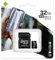 Scheda microSDHC ad alta velocità,Classe 10, 32GB, resistente e compatibile con dispositivi Android e SD