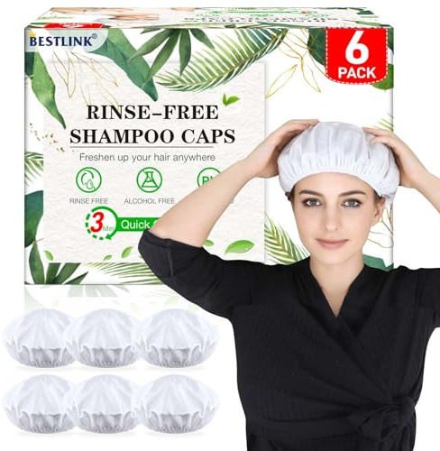 Gorras de champú sin enjuague, gorros de ducha para lavado de cabello para ancianos y pacientes postrados en cama, gorros de ducha de champú sin enjuague para después de la cirugía, hospital
