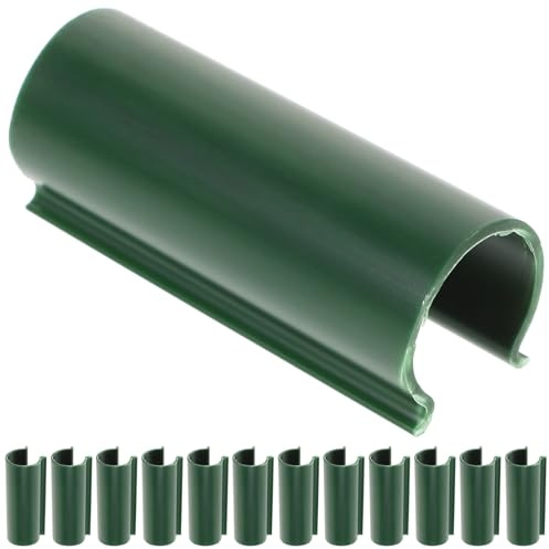 Tofficu 32 Pinzas de Invernadero para Tubos de Pvc Alta Resistencia Térmica y Buena Flexibilidad, Ideales para Agricultura y Protección de Mallas y Lonas
