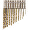 Malayas 13-Piece Titanium Drill Bit Set, 1.5-6.5mm High Speed Steel, Quick Change, 1/4 Hex Shank